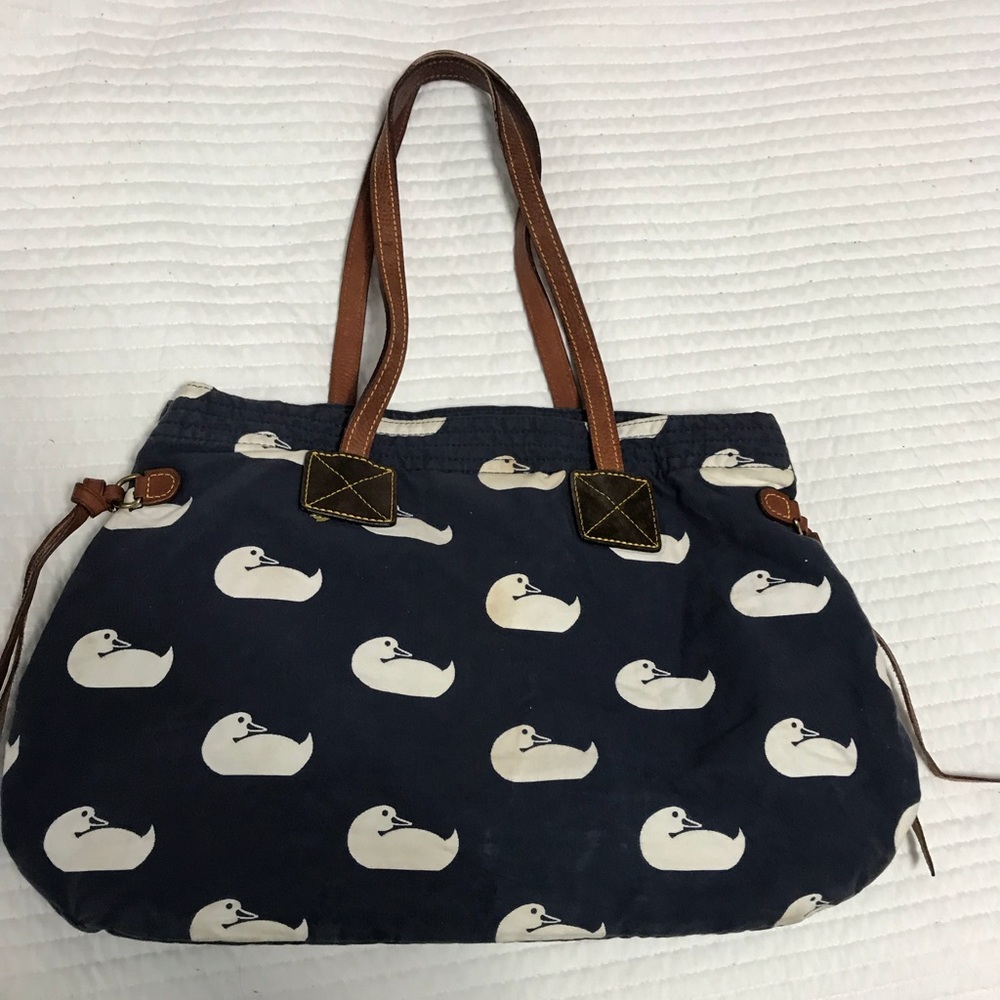 Dooney and Bourke white sport duck Betty bag